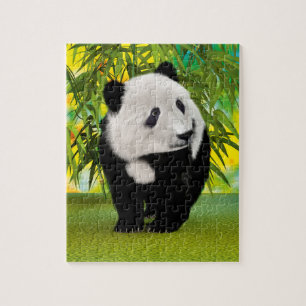 Cute Panda Bear Cub Kawaii Animal Lover Gift Jigsaw Puzzle