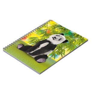 Cute Panda Bear Cub Kawaii Animal Lover Gift Notebook