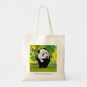 Cute Panda Bear Cub Kawaii Animal Lover Gift Tote Bag