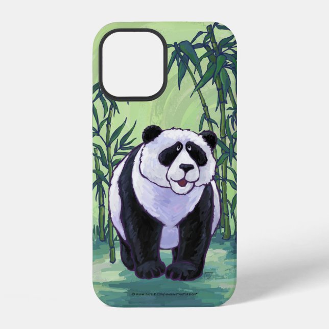 Cute Panda Bear iPhone Case (Back)