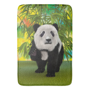 Cute Panda Bear Kawaii Animal Lover Perfect Gift Bath Mat