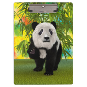 Cute Panda Bear Kawaii Animal Lover Perfect Gift Clipboard