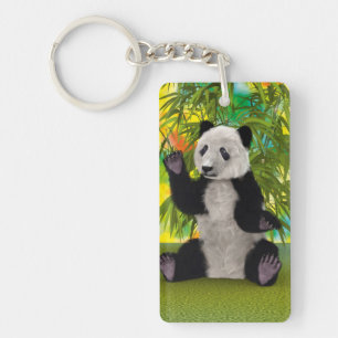 Cute Panda Bear Kawaii Animal Lover Perfect Gift Key Ring