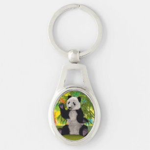 Cute Panda Bear Kawaii Animal Lover Perfect Gift Key Ring
