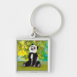 Cute Panda Bear Kawaii Animal Lover Perfect Gift Key Ring