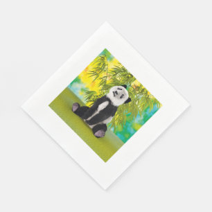 Cute Panda Bear Kawaii Animal Lover Perfect Gift Napkin