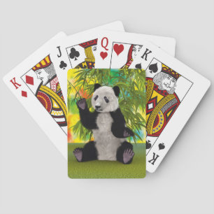 Cute Panda Bear Kawaii Animal Lover Perfect Gift Playing Cards