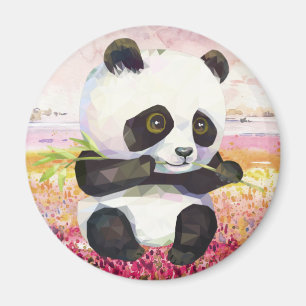 Cute Panda Bear Magnet