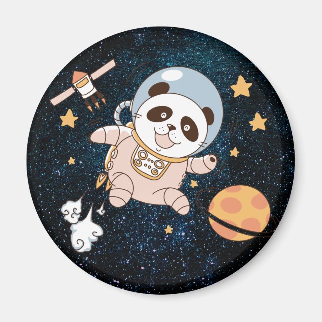 Cute Panda Bear Magnet (Front)