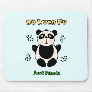 Cute panda bear mouse pad