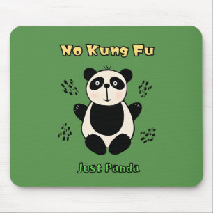 Cute panda bear mouse pad