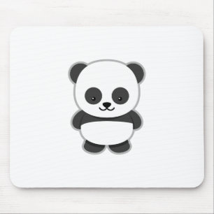 Cute Panda Bear Mouse Pad