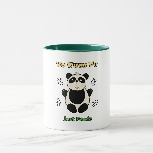 Cute panda bear mug (Center)