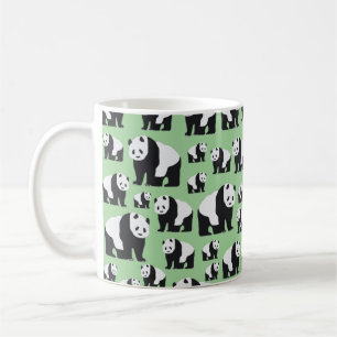 Cute Panda Bear Pattern Coffee Mug