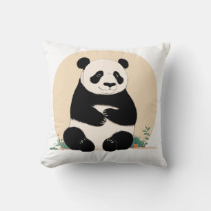 Cute Panda Bear Pillow for Kids