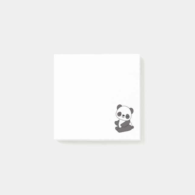Cute Panda Bear  Post-it Notes (Front)