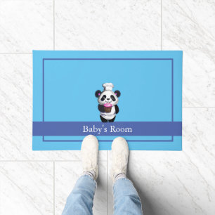 Cute Panda Bear Rug Door Mat