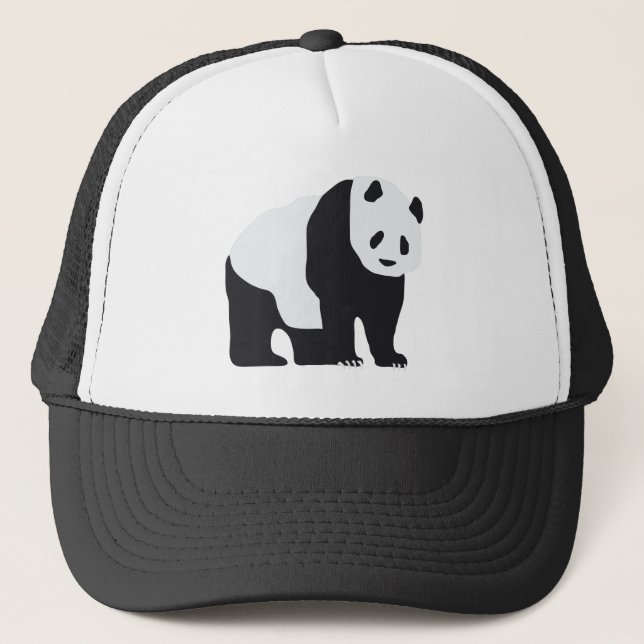 Cute Panda Bear Trucker Hat (Front)