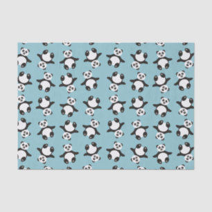 cute panda bear unisex baby shower  tissue paper