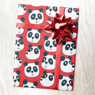 Cute Panda Bear Wrapping Paper