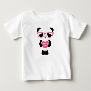 Cute Panda Birthday Baby T-Shirt