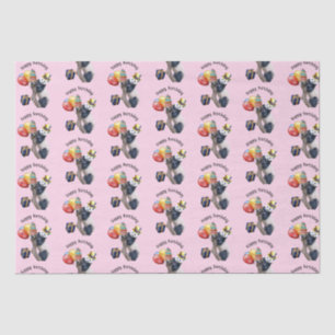 Cute Panda Birthday Party Tissue Paper