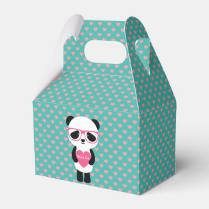 Cute Panda Birthday - Thank You! Favour Box