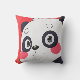 Cute Panda Blanket for Kids Cushion