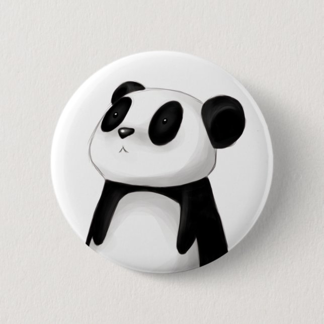 Cute Panda Button (Front)