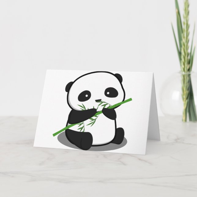 Cute Panda Card (Front)