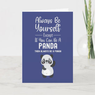 Cute Panda Cards Funny Animal Humour Animals