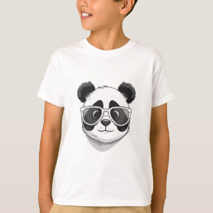 Cute Panda Cartoon T-Shirt