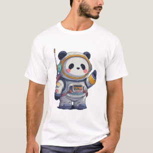 Cute Panda Cartoon T-Shirt – Funny Adorable Panda