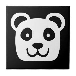 Cute Panda Ceramic Tile