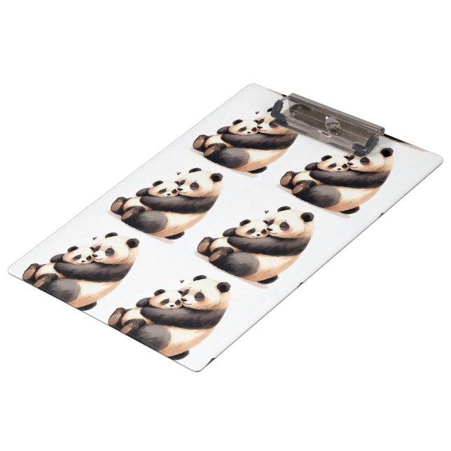 Cute Panda clipboard (Angled)