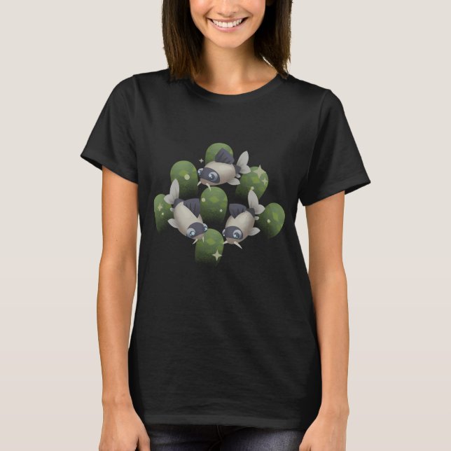 Cute Panda Cory Catfish T-Shirt (Front)