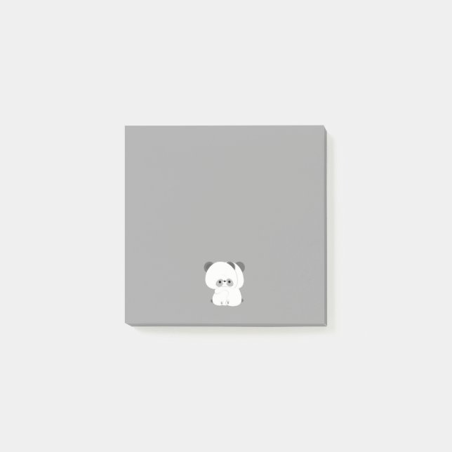 Cute Panda Couple Post-it Notes (Front)