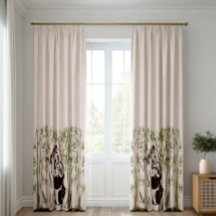 Cute Panda Curtain | Adorable Animal Window Decor 