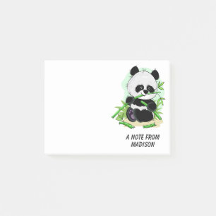 Cute Panda custom text notes