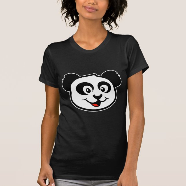 Cute Panda Face T-Shirt (Front)