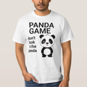 Cute Panda Game Girls Women Kids Funny Kawaii Stuf T-Shirt