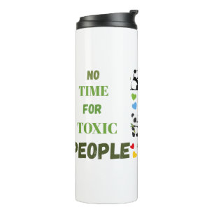 Cute Panda Graphic Tee with Slogan Thermal Tumbler