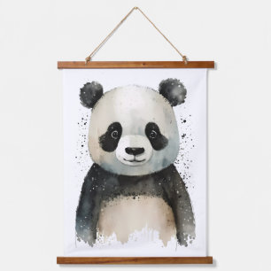 Cute Panda Hanging Tapestry