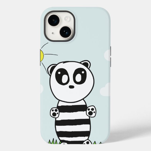 Cute Panda Illustration Case-Mate iPhone Case (Back)