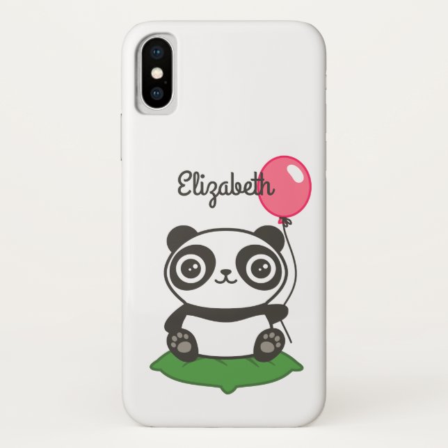 Cute Panda Illustration Case-Mate iPhone Case (Back)