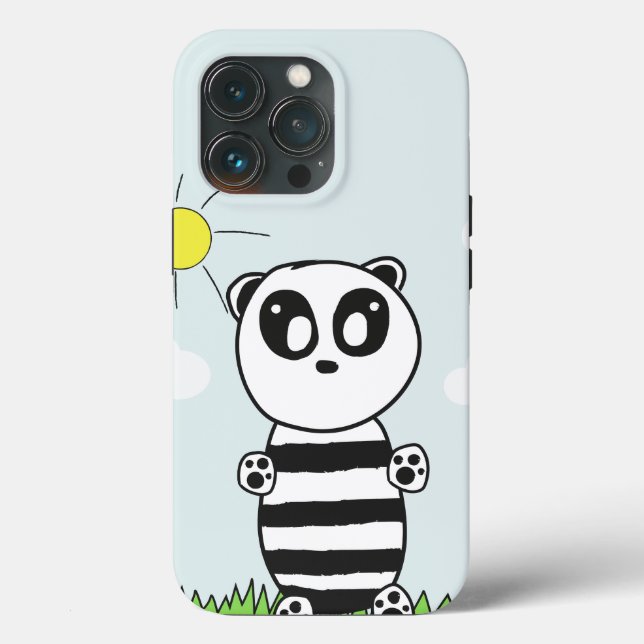 Cute Panda Illustration Case-Mate iPhone Case (Back)