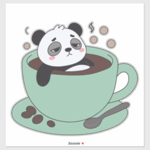 Cute Panda In Coffee Cup Coffee Lover Gift