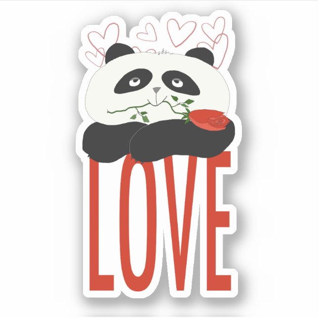 Cute Panda in Love (Front)