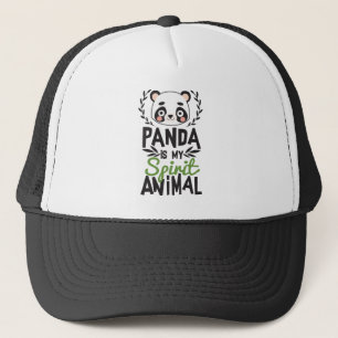 Cute Panda Is My Spirit Animal Print Trucker Hat