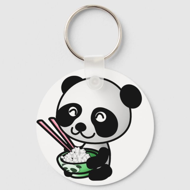 Cute Panda Keychain (Front)